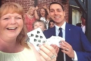 Family Norfolk magician having fun