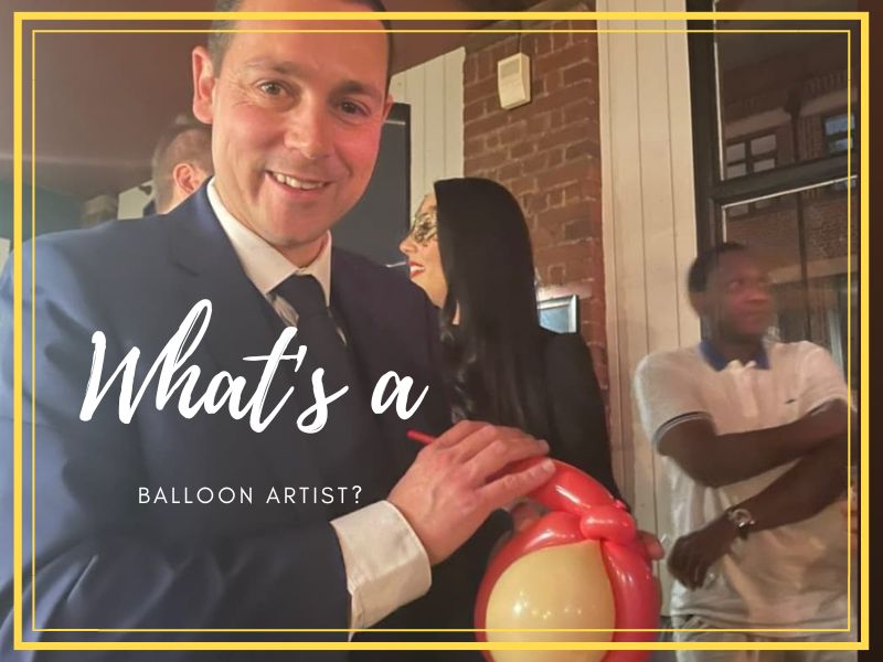 balloon artist at event